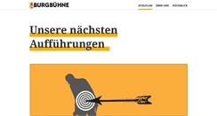 Desktop Screenshot of burgbuehne.com