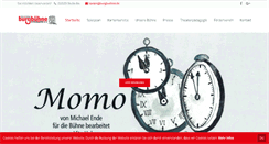 Desktop Screenshot of burgbuehne.de